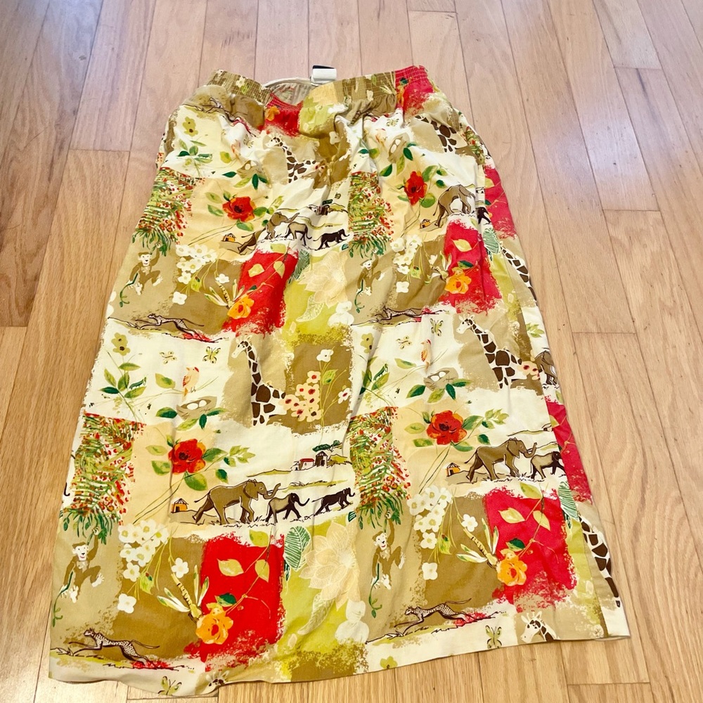 Bonworth Petite Vintage Green Jungle Maxi Skirt